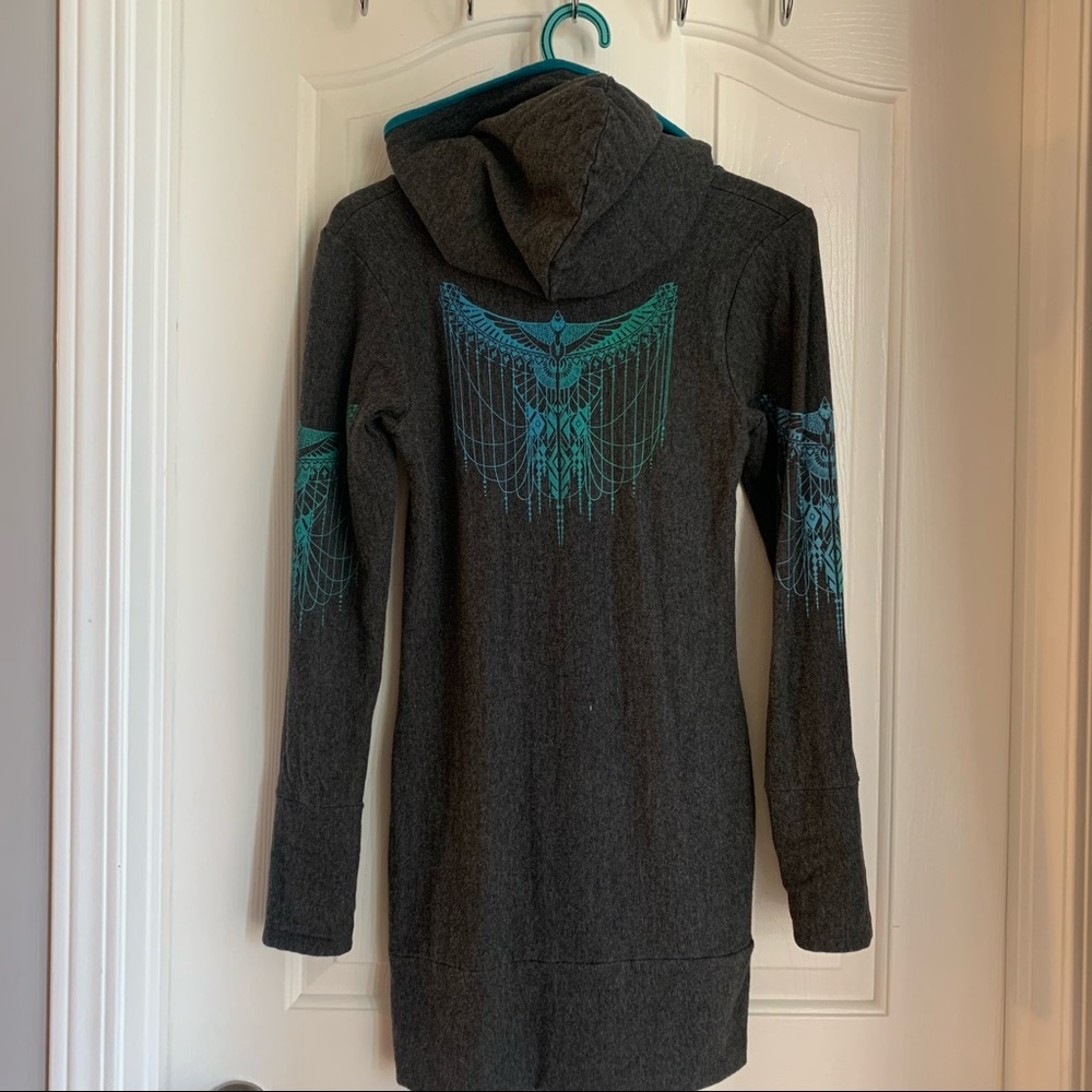 Sea of Wolves Galaxy Hoodie Dress